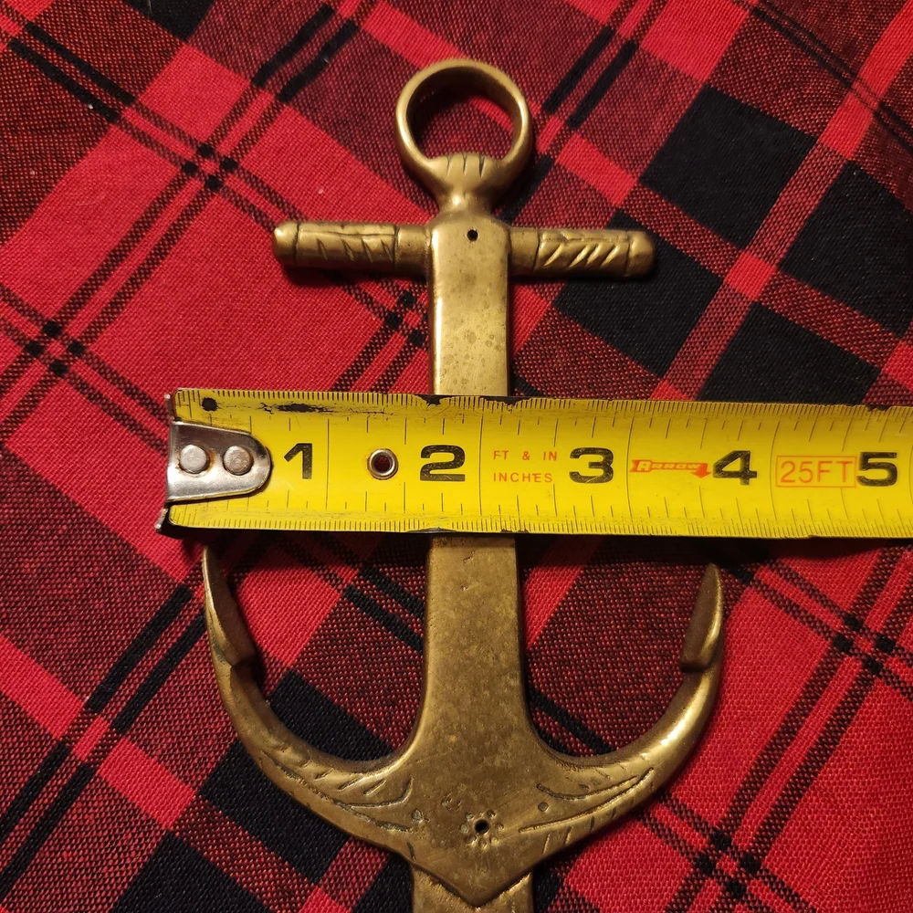 Solid Brass Anchor Wall Hook